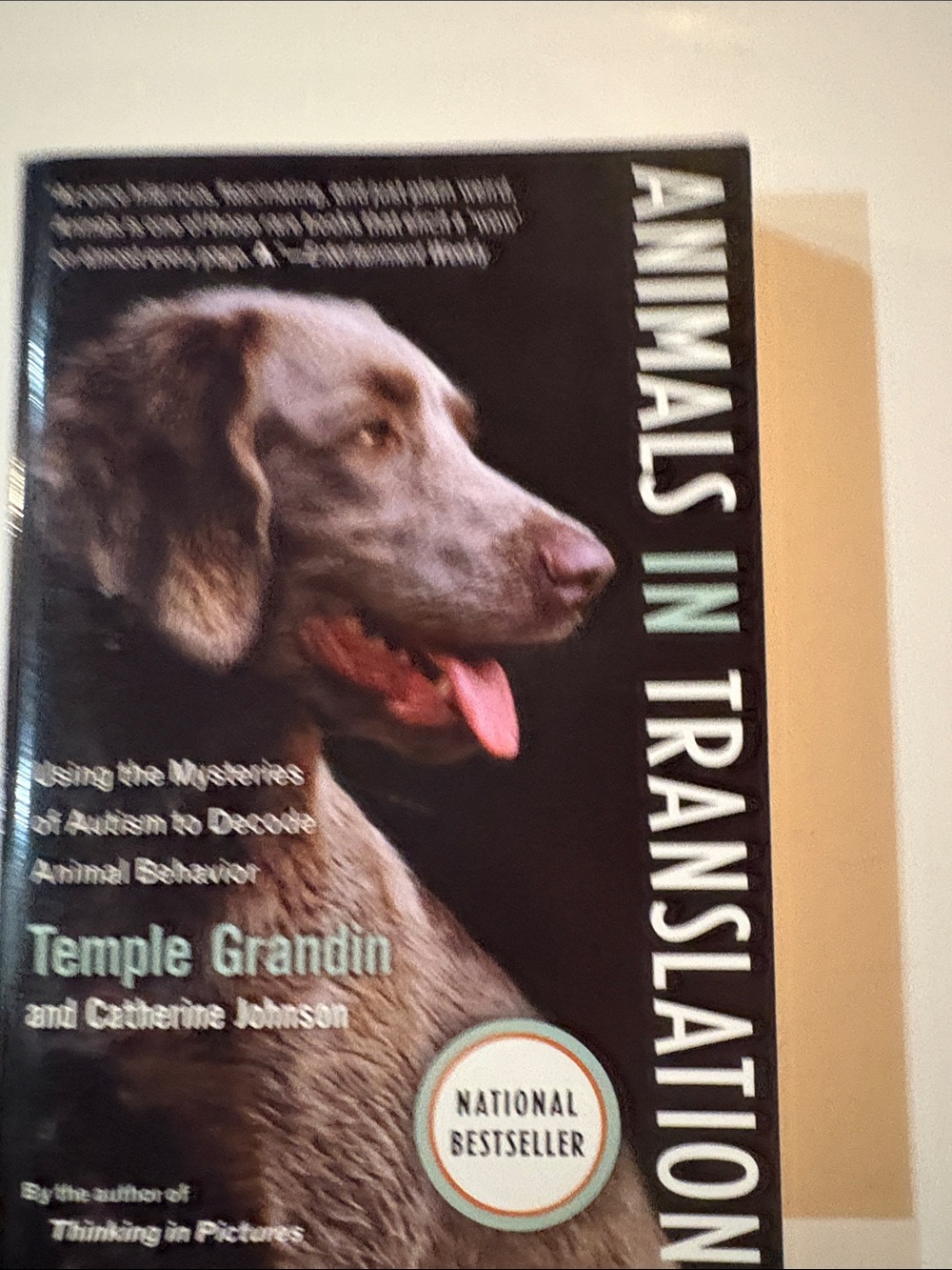 Temple Grandin Animals in Translation - Black Cover